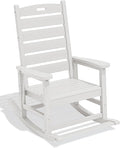 SERWALL HDPE Outdoor Rocking Chair, Oversized Rocking Chair by SERWALL