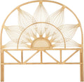 Kouboo Sunflower Rattan Full Headboard Bedroom Bedroom Furniture Headboard Full by KOUBOO