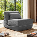 Fold Out Chair Bed, Folding Sofa Bed, 3 in 1 Convertible Sleeper Chair Bed by KAPEETOO