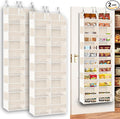 2 Pack Over The Door Organizer 6 Tiers, Extra Large Behind Door Storage of 12 by Ofiray-home