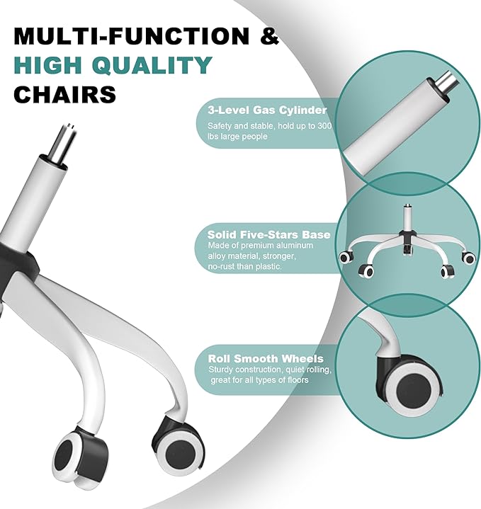 Mimoglad Office Chair, High Back Ergonomic Desk Chair - Image 7
