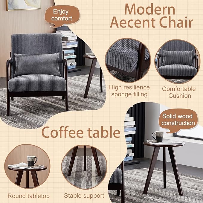 Mid Century Modern Accent Chair - Image 5