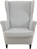 HAOYONG Jacquard Wingback Chair Cover Thickening Armchair Covers 2 Pieces by HAOYONG
