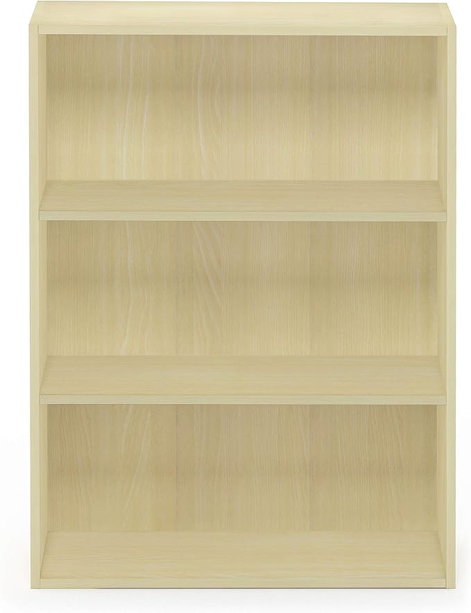 Furinno PASIR Book Shelf, 3-Tier Bookshelf, Storage Shelves Bookcase, 9.7 x - Image 9