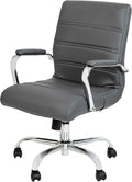 Flash Furniture Whitney Mid-Back Swivel LeatherSoft Desk Chair by FlashFurniture