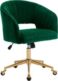 Home Office Chair Swivel Velvet Desk Chair Accent Armchair Upholstered Modern by KCC