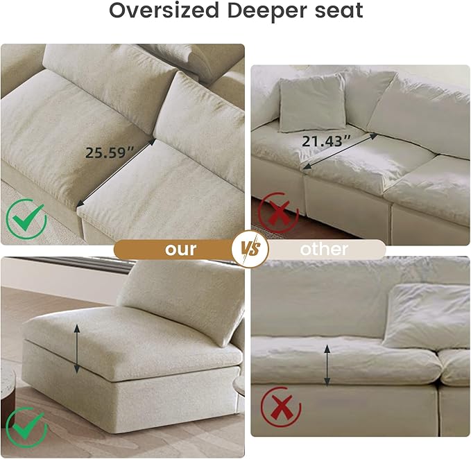 Cloud Couch Modular Sectional Sofa - Image 7