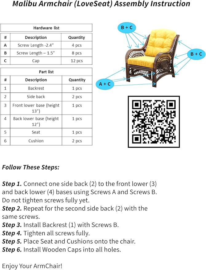 Malibu Lounge Loveseat Sofa Natural Rattan Wicker Handmade Design, Colonial - Image 6