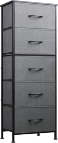 WLIVE Fabric Dresser, 5-Drawer Tall Dressers by WLIVE