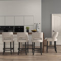 VKNOW Bar Stools Set of 4, Modern Counter Stools by VKNOW