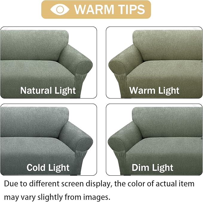 Armchair Slipcover with 1 Pillow Cover - Image 6