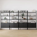 Nathan James Jasper 3-Shelf Solid Wood Boho Bookshelf, Wall Mounted Bookshelf by NathanJames