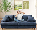 Kidirect 87in Corduroy Couch, Sofa No Tool Assembly, Comfy Couches by Kidirect