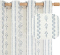 BGment Short Navy Blue Vintage Floral French Country Curtains 54 Inch Length by BGment
