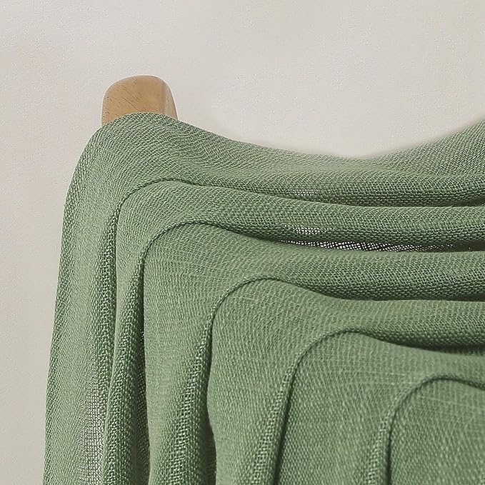 Chyhomenyc Extra Long Sage Green Semi Sheer Curtains 108 Inches Long 2 Panels - Image 9