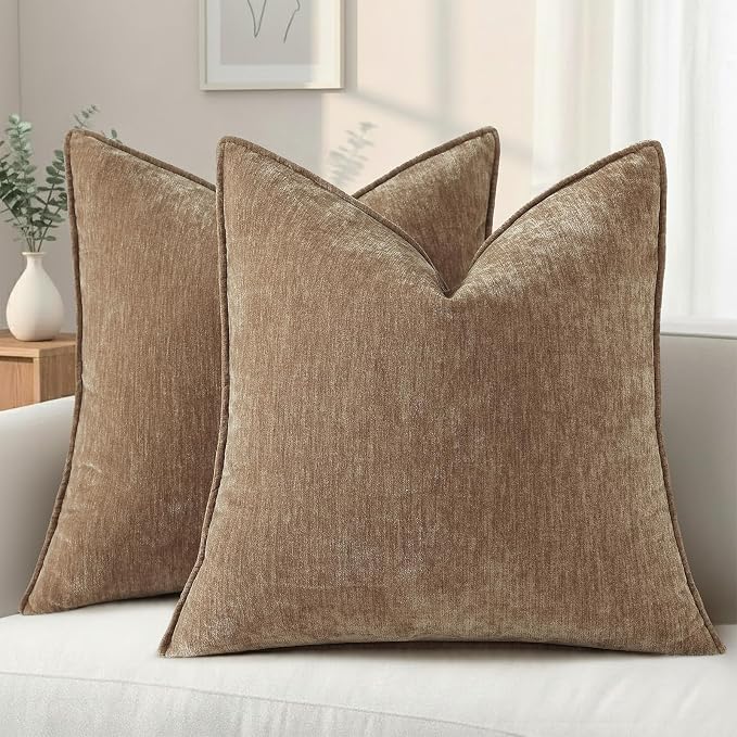 decorUhome Summer Couch Throw Pillow Covers 16x16 Set of 2, Decorative Soft by decorUhome