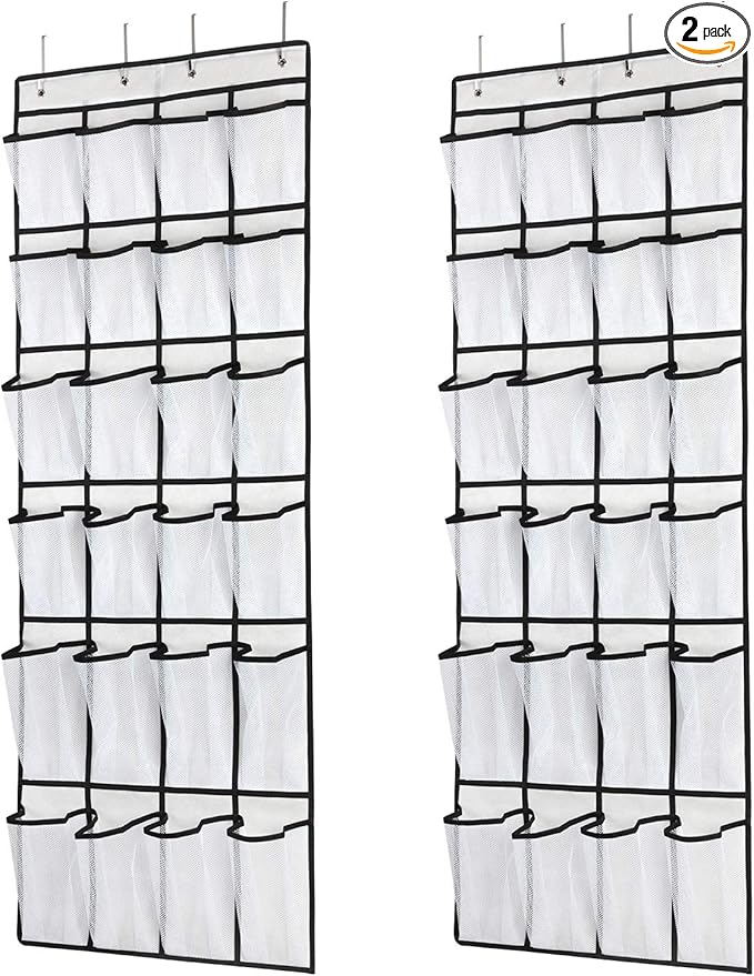 SAVERHO Hanging Shoe Organizer, Over The Door Shoe Organizer by SAVERHO