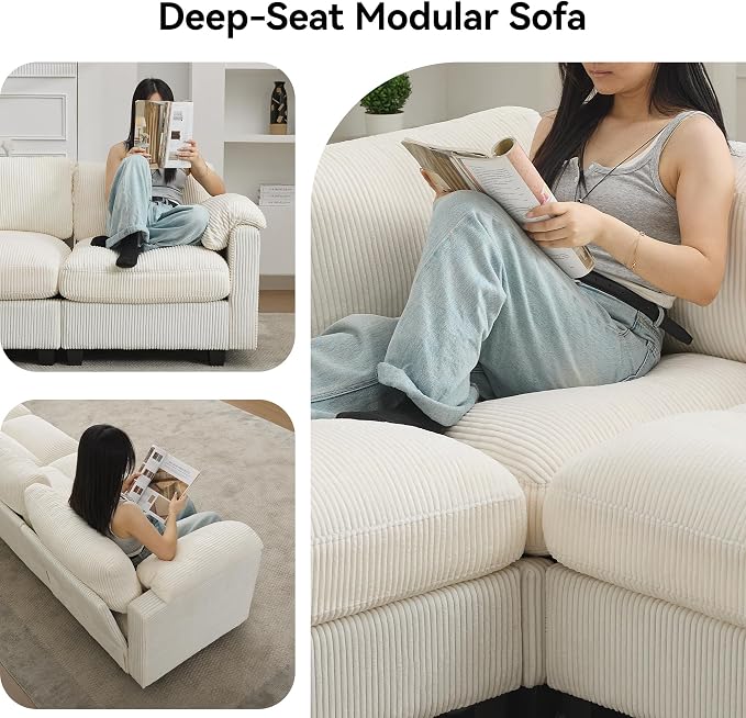 61'' Modular Loveseat Sofa - Image 4