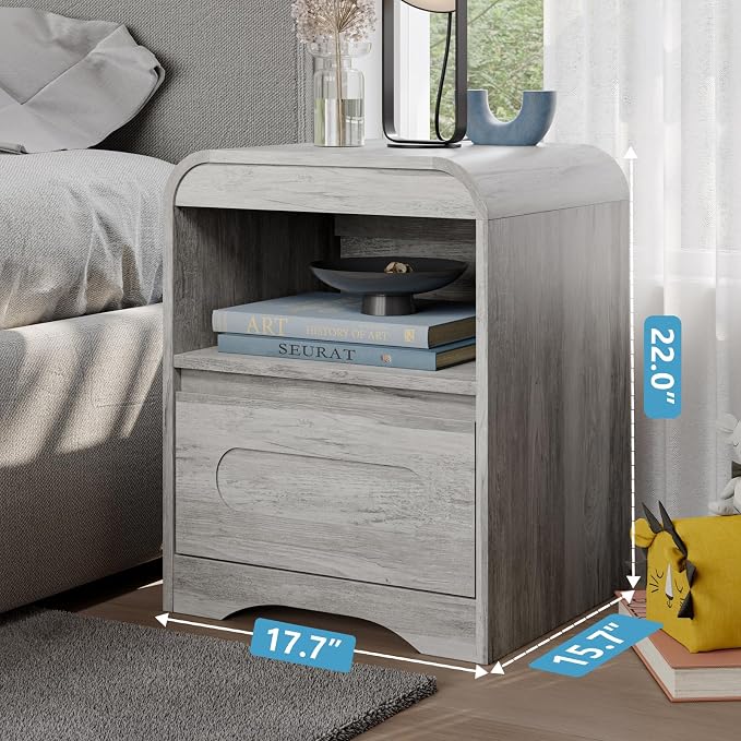 4 Piece Bedroom Set, Dresser and Nightstand Sets, Including Modern Wooden Large - Image 7