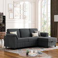 Vongrasig Convertible Sectional Sofa Couch, 3 Seat L Shaped Sofa by Vongrasig