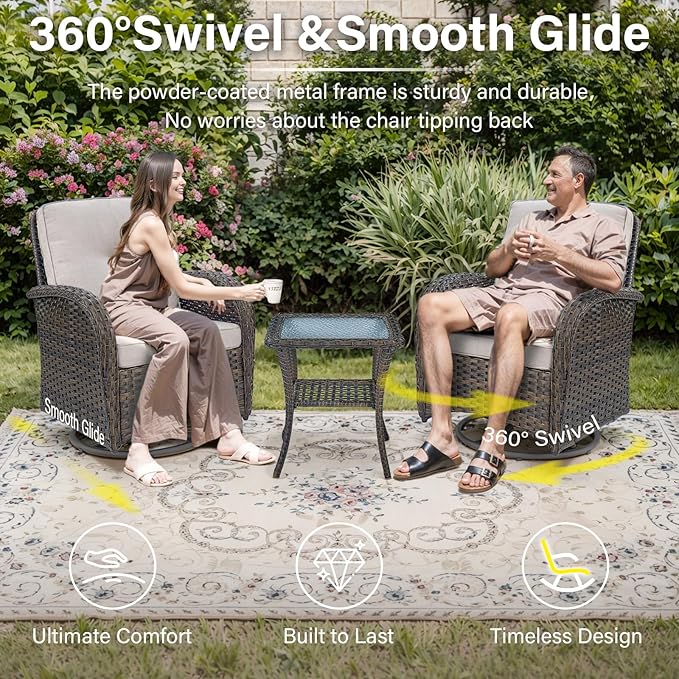 Belord Expansive 10 Pieces Outdoor Patio Furniture Set - Image 4