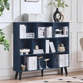 LEYAOYAO 10 Cube Bookshelf, 3 Tier Modern Wide Bookcase by LEYAOYAO-Findtheshiningpointofyourideallife%EF%BC%81