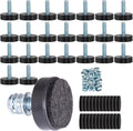 24 Pack 1/4"-20 Thread Leveling Feet by DIYfurniturerepairtools