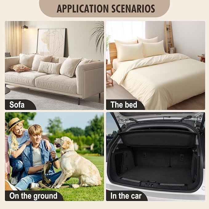 Genina Waterproof Couch Cover, Washable Anti-Slip 78inch Sofa Covers - Image 6