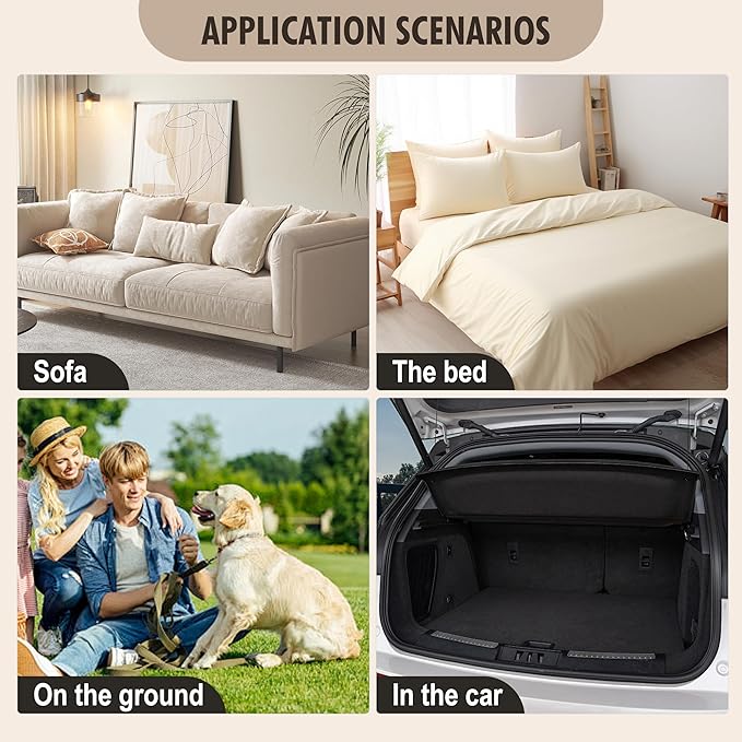 Genina Waterproof Couch Cover, Washable Anti-Slip 67 inch Sofa Covers - Image 6