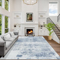 8x10 Area Rugs Washable Rug: Modern Abstract Living Room Rug Soft Anti-Skid by GENTDRIZZ