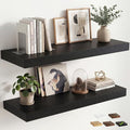 12 inch Deep Floating Shelves for Wall, 36 inch Wide Engineered Wood Wall by Venusmiles