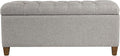 Homepop Home Decor Tufted Ainsley Button Storage Ottoman Bench by HomePop