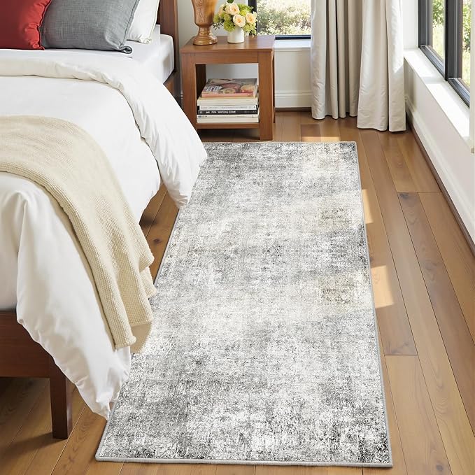 RELEANY Washable Area Rugs 2'x10' Non-Slip Modern Abstract Soft - Image 4