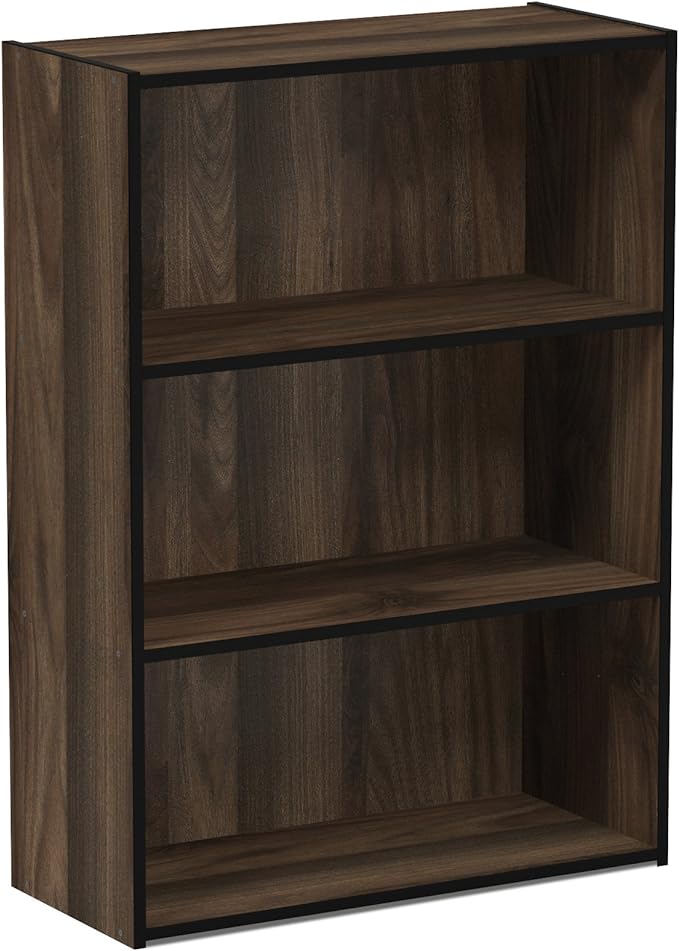 Furinno PASIR Book Shelf, 3-Tier Bookshelf, Storage Shelves Bookcase, 9.7 x - Image 6