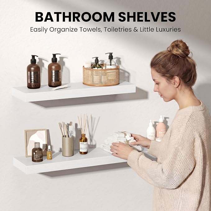 Fun Memories 72Inch Long Floating Shelves, 8 Inch Deep Shelves - Image 7