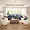 HERA'S HOUSE 116.11" Mid-Century Modern Couch by HERASHOUSE