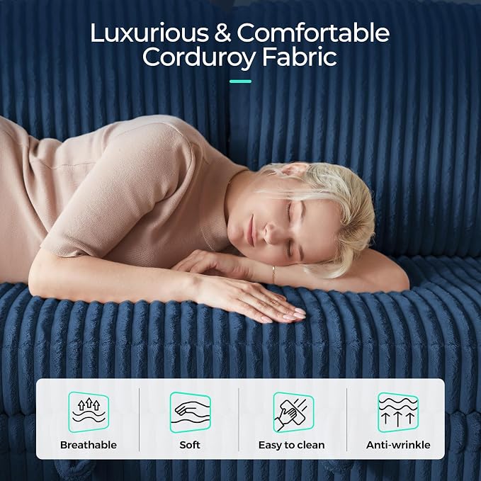 LINSY HOME Sleeper Sofa Bed - Image 6