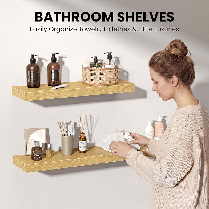 Fun Memories 72Inch Long Floating Shelves, 8 Inch Deep Shelves - Image 7