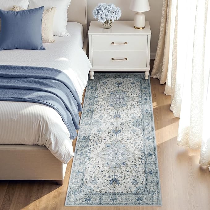 RELEANY Area Rugs 2'6"x8' Runner Rug Non Slip Washable - Image 2