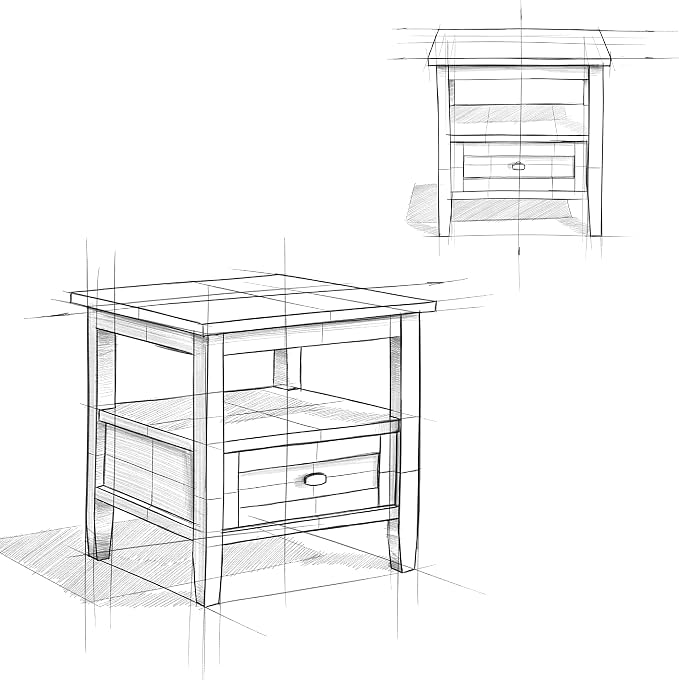SIMPLIHOME Warm Shaker End Table - Image 15