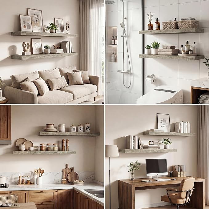 Dreamland 40 Inches Floating Shelves - Image 7