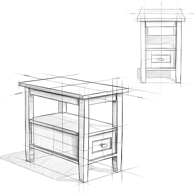 SIMPLIHOME Warm Shaker End Table - Image 13