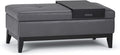SIMPLIHOME Oregon Storage Ottoman Bench by SimpliHome