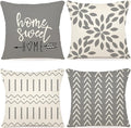 YCOLL Pillow Covers 16x16 Set of 4, Modern Sofa Throw Pillow Cover, Decorative by PillowCoversExpert