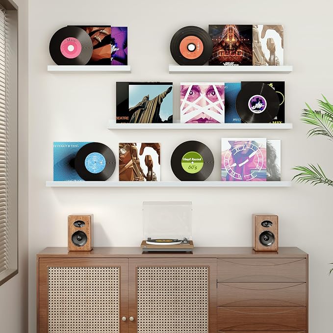 Floating Shelves for Wall, 36 inch Wood Floating Shelves Set of 2, Picture - Image 7