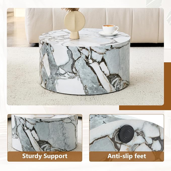 23.6'' Modern Round Coffee Table - Image 5
