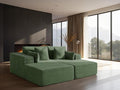 72" Cloud Sectional Couch, Comfort Sleep Sofa by VYUXWO