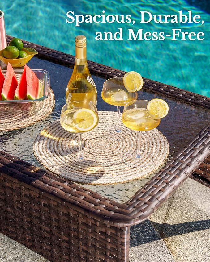 HILLGA 8-Piece Luxury Patio Furniture Set - Image 9