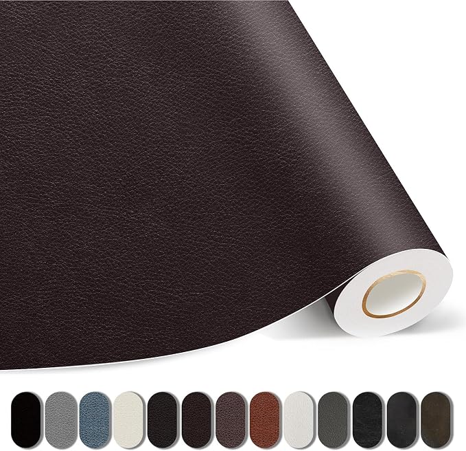 Kangshoon Leather Repair Patches, 35X79 Inch Self-Adhesive Leather Repair Tape by GiveYourFurnitureaNewLife