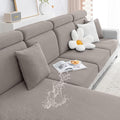 Smiry Waterproof Couch Cushion Covers, Stretch Jacquard Sectional Couch Covers by Smiry